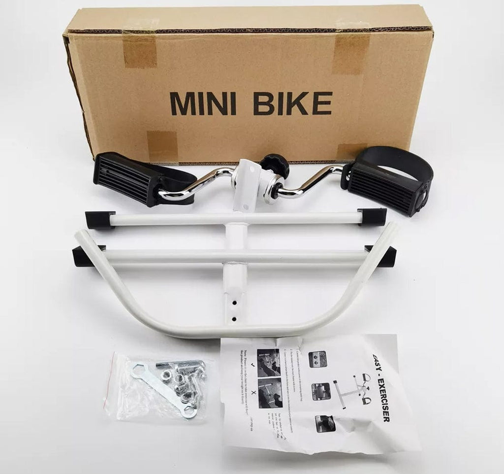 Mini Pedal Exerciser Cycle - White