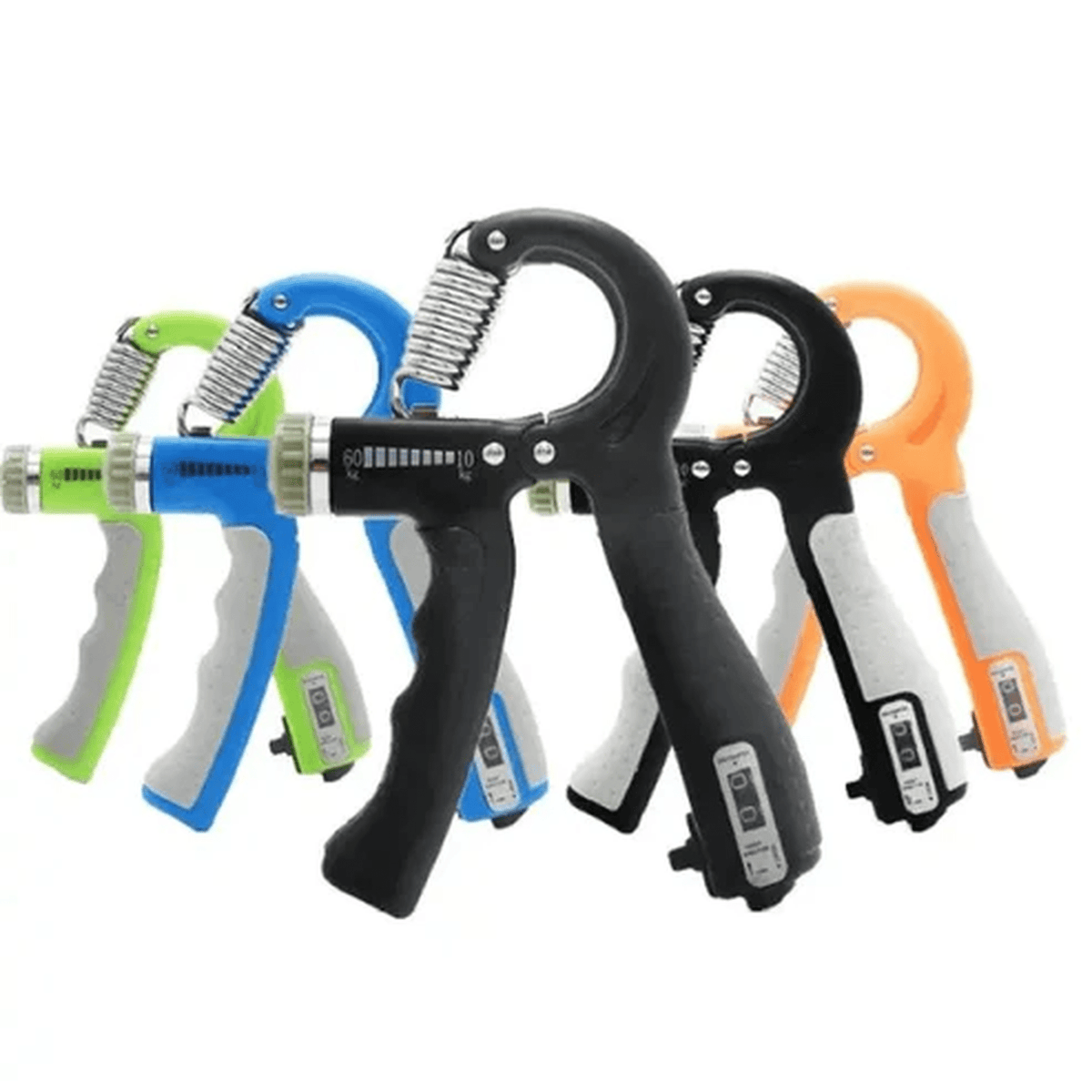 Automatic Counting Hand Grip Strengthener | Adjustable Resistance | Wrist & Forearm Workout Gripper | Random Color
